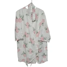 SelineLounge Short Robe in Pink Hydrangea - Size M/L