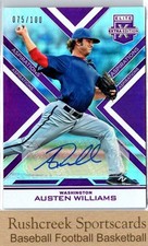 2016 Elite Extra Edition #139 Austen Williams Aspirations Purple Auto /100