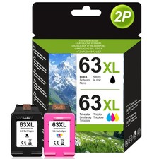 63 XL Ink Cartridges for HP Envy 4516 4520 4512 OfficeJet 3830 4650 5255 Printer