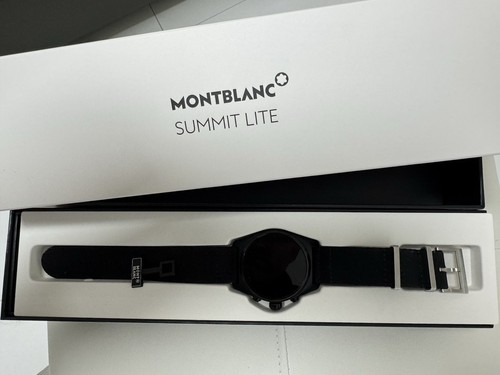 Montblanc Watch Summit Lite Aluminium UltraBlack Smartwatch MB129122