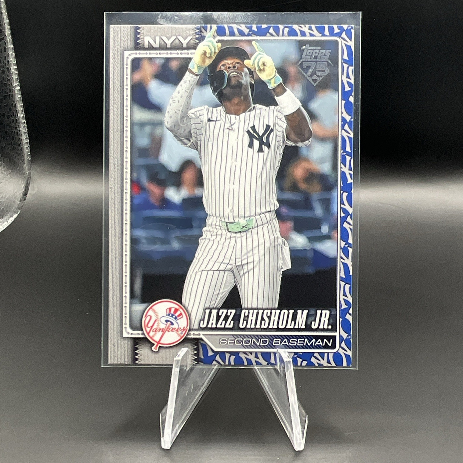 Topps 2026 Series 2 Jazz Chisholm Jr. logo Parallel/Variety #393 Yankees
