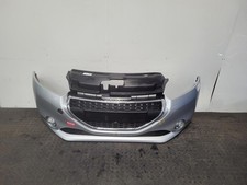 PEUGEOT 208 MK1 2014 FRONT BUMPER 5 DOOR HATCHBACK SILVER 1607397880