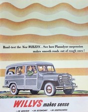 Original 1950 Willys Ad Jeep Station Wagon Woody Gray Car Planadyne Suspension Original 1950 Willys Ad Jeep Station Wagon Woody Gray Car Planadyne Suspension