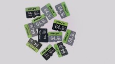 Lot of 12 - Mixed 64GB PNY Micro SD Memory Cards