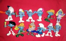 Smurfs Figures Peyo 2011 McDonald's Happy Meal Toys Lot of 12