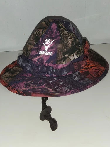 SS19 Supreme South2 West8 chapeau jungle noir S/M camouflage seau concasseur imperméable