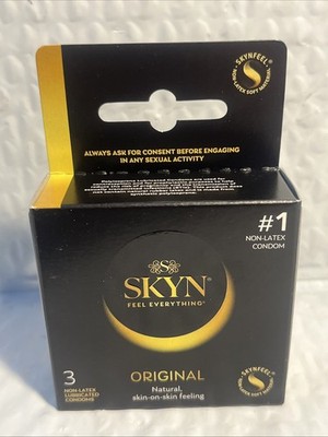 LifeStyles Skyn Condoms, Lubricated, Non Latex, Original Exp 2029