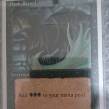 Wizards of the Coast Dark Ritual Black Interrupt Card Magic: The Gathering