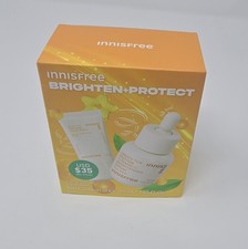Innisfree Brighten  Protect Set Korean Brightening Serum  Daily UV Sunscreen