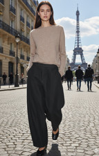 ZARA ZW COLLECTION STYLISH STRIPED LINEN BLEND PANTS sz S Retail price 99.90