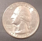 1776-1976-D Washington Quarters Bicentennial 25c US Old Coin Circulated (#2)