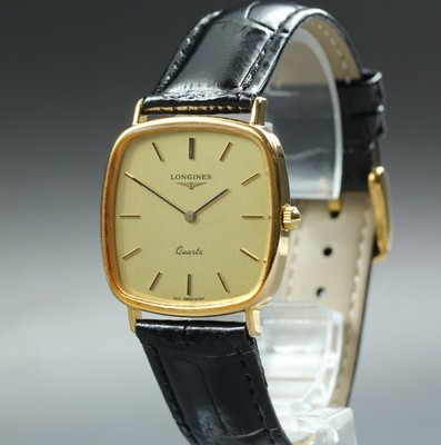 [Exc+5]  Vintage Longines Cal. L150.2 150 6707 30mm Gold Dial Quartz Men s Watch