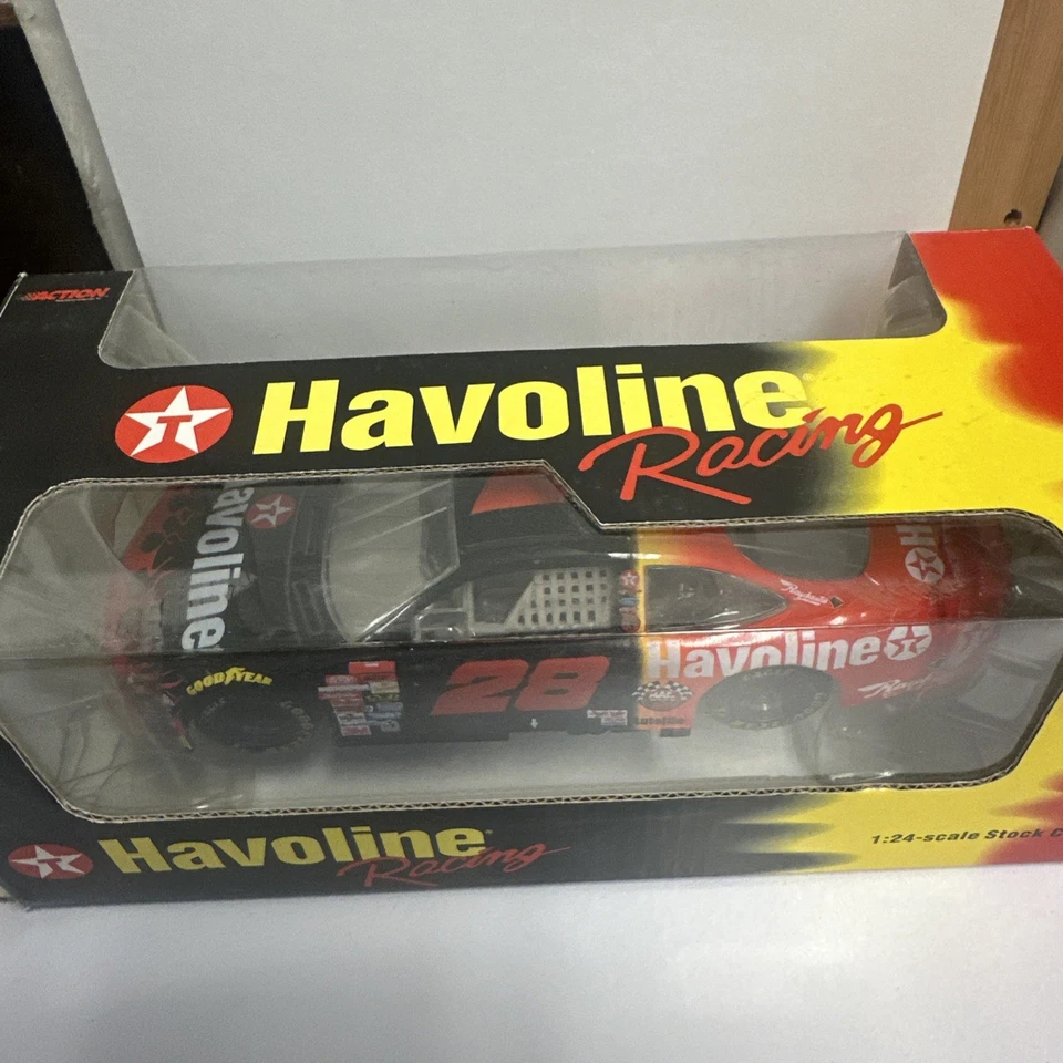 Pair Of #28 Ricky Rudd Havoline Racing 1/24 Diecast Action Collectables Promos - Image 2 of 4