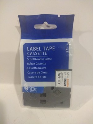 Label Tape Cassette Laminated 12mm, TZc-231 NEW Sealed Unbranded B19