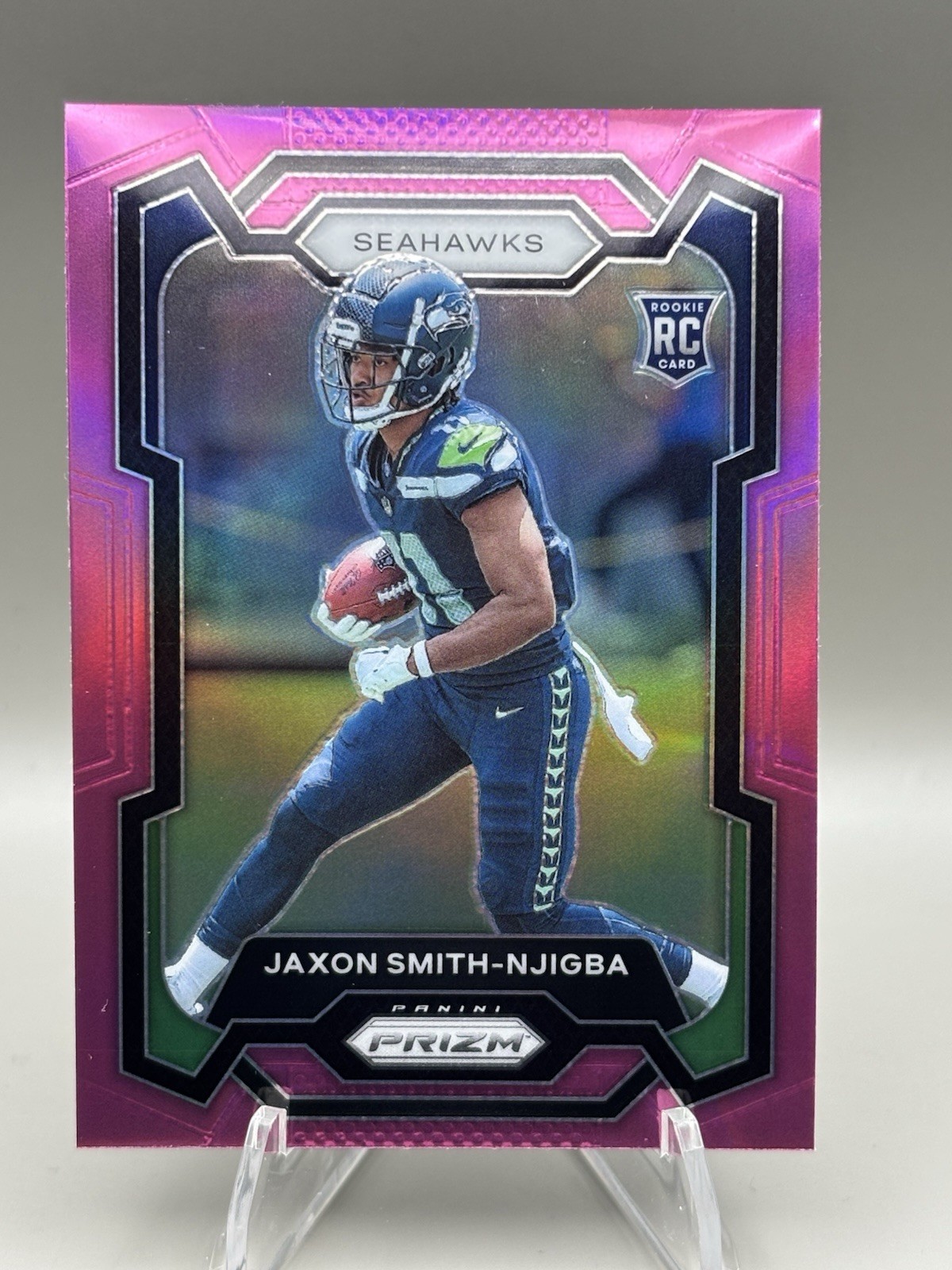 2023 Panini Prizm - Rookie Jaxon Smith-Njigba #390 Pink Prizm (RC)