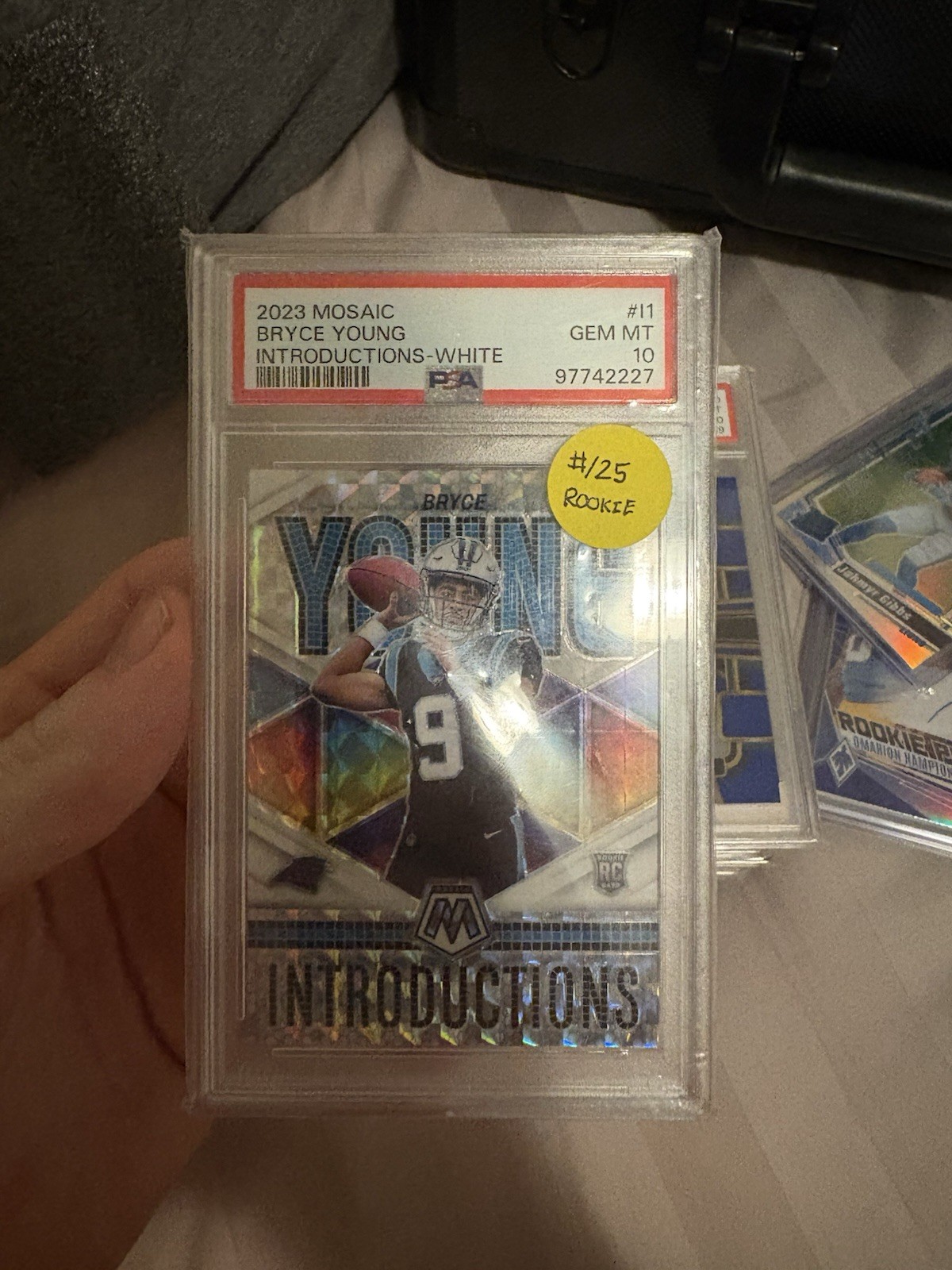 Panini 2023 Mosaic Bryce Young Introductions-White #11 Rookie PSA 10 13/25