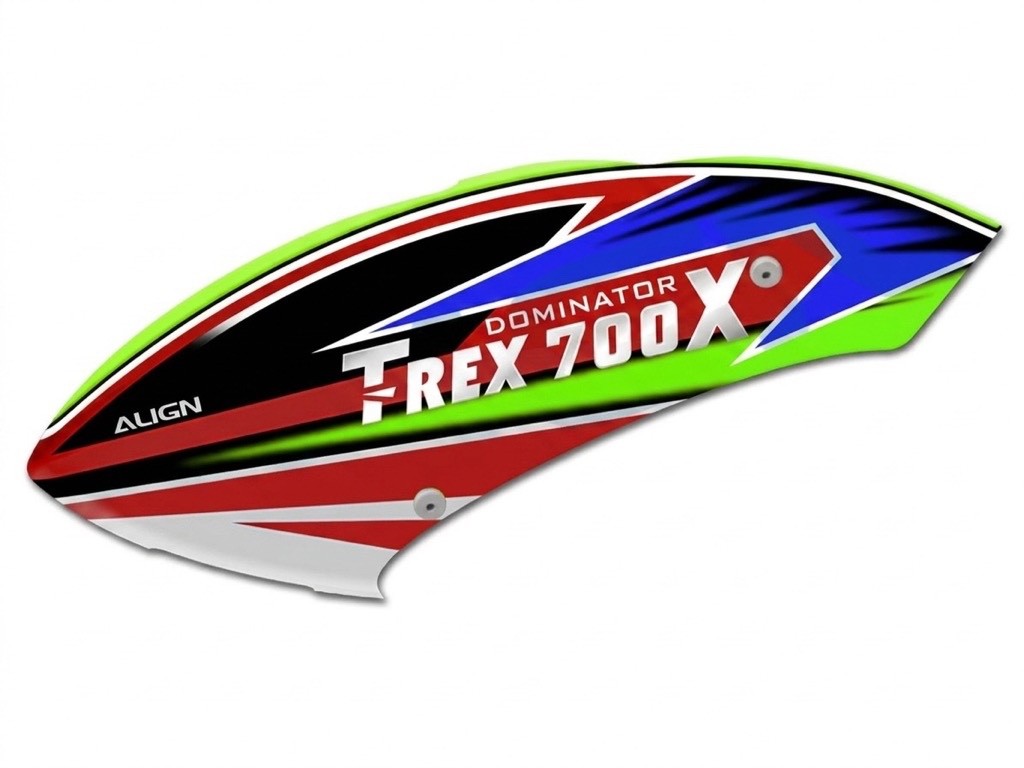 Align T-Rex 700X Painted Canopy (Green) : HC7663T