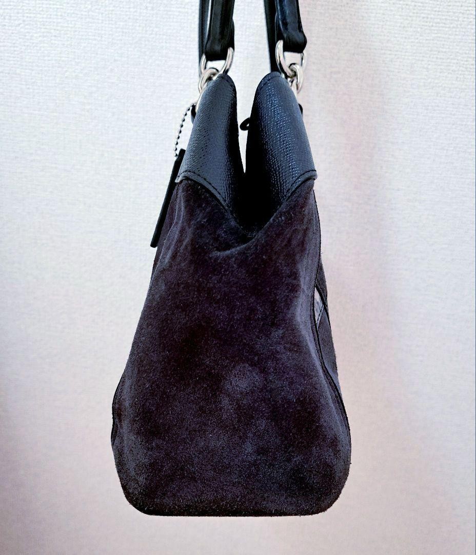 COACH handbag patchwork diamond pattern 30a - image 7