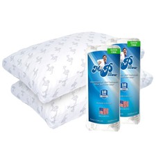Queen Size MyPillow 2 Pack Firm Gusseted Pillows for Sleeping Bedding Back Side