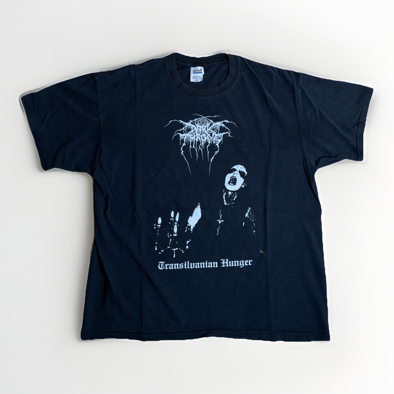Vintage Darkthrone Transylvanian Hunger T Shirt Black Mens Size XL Band Promo