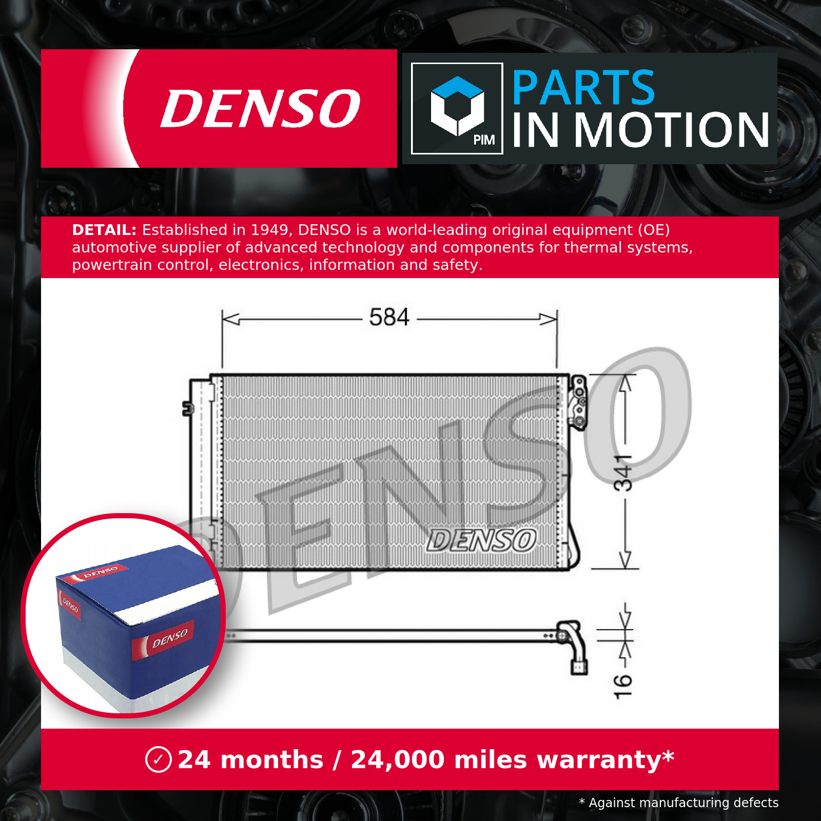 Air Con Condenser DCN05012 Denso AC Conditioning 64509169789 64536930039 Quality - Image 3