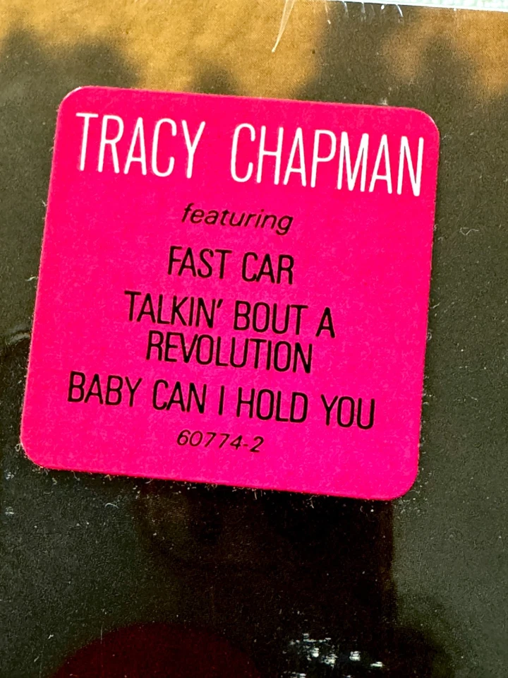 TRACY CHAPMAN CD SEALED DEBUT ALBUM PROMO HYPE STICKER FAST CAR GRAMMY AWARD LP - Image 2 of 4