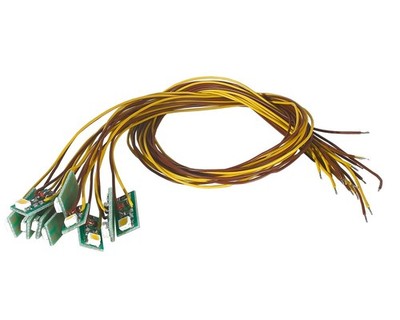 Viessmann 6007 Hausbeleuchtung mit 1 LED, gelb (10 Stück)