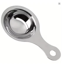 Egg White Separator Stainless Steel Yolk Filter Funnel Spoon Gadgets