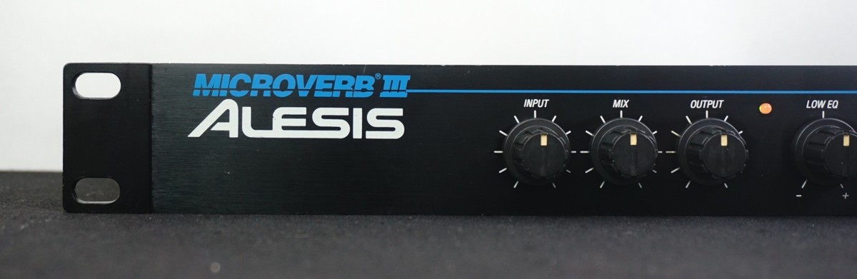 Alesis Microverb III 90's Digital 16 Bit Reverb & Delay Effects 1U