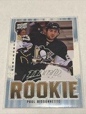 Paul Bissonnette 2008-09 Upper Deck MVP RC Rookie Card #127 Spittin Chiclets. rookie card picture