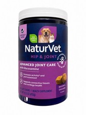 NaturVet Hip  Joint 180 Soft Chews for Dogs  Cats EXP 07/2028