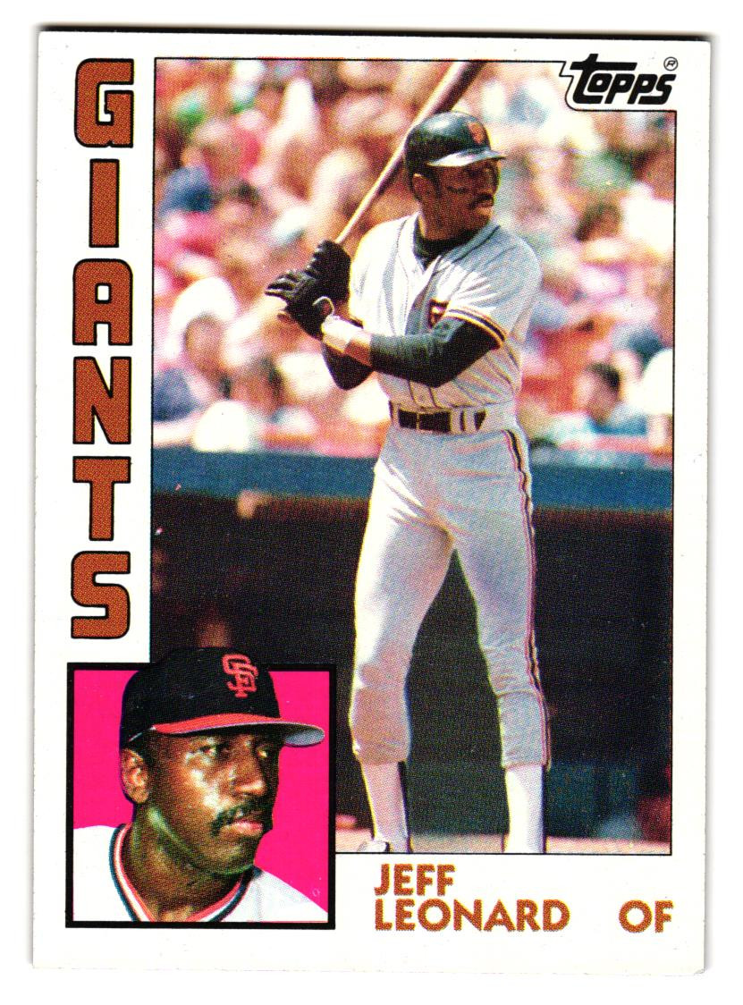 1984 Topps - Jeffrey Leonard #748 San Francisco Giants