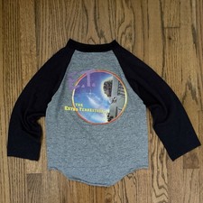 Vintage 80s ET Extra Terrestrial Youth Medium Raglan Promo Shirt