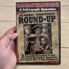 Classic Television WESTERN ROUNDUP Lone Ranger Bonanza Rifleman Cisco Kid DVD