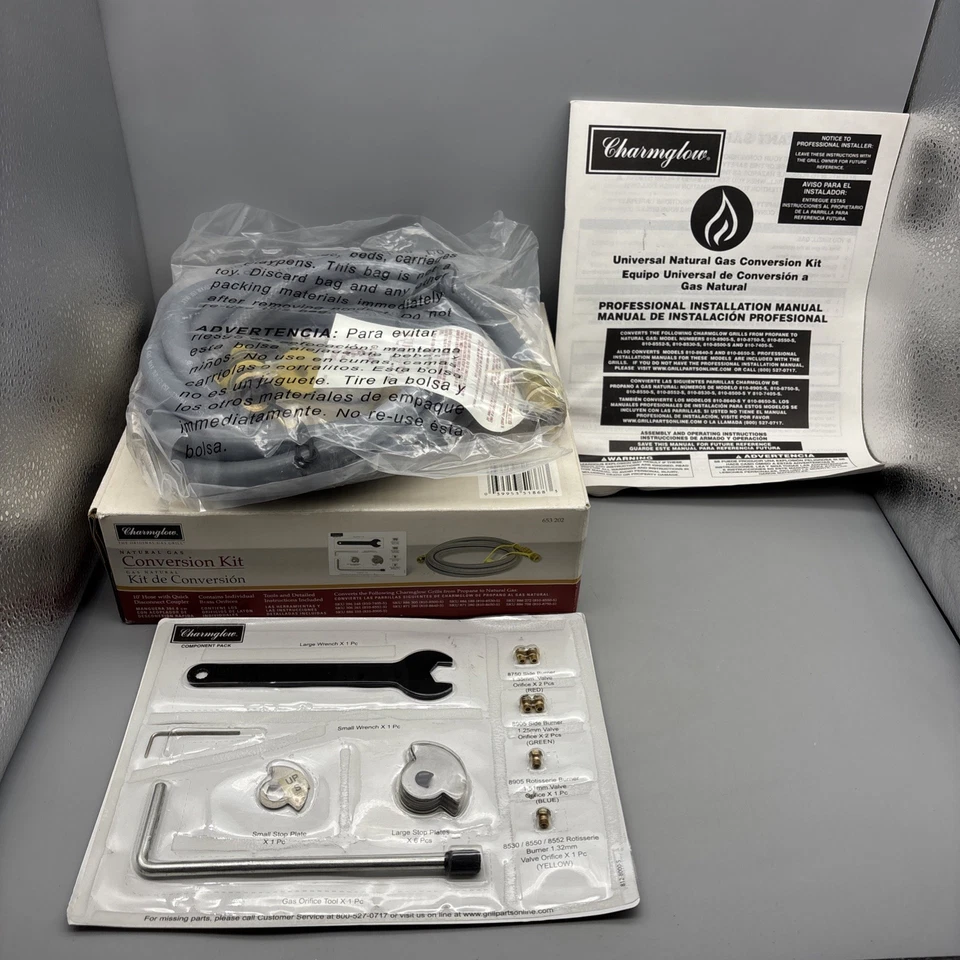 Charmglow Natural Gas Conversion Kit New Open Box - Image 2 of 4