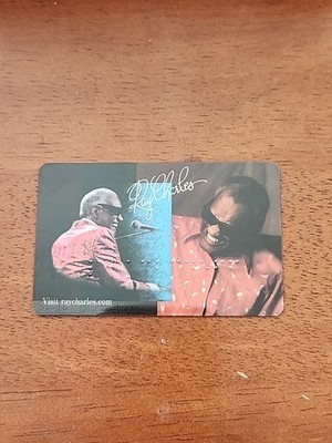 5u Ray Charles - First Braille Phone Card (C&W & Intele-Card News) Phone Card