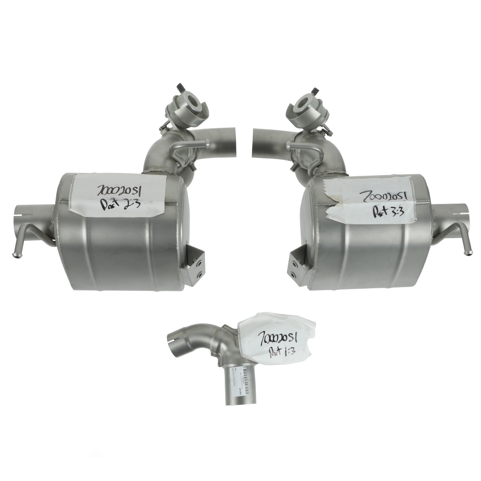 GENUINE Ferrari 458 Spider / Coupe Exhaust Silencer Kit Assembly OEM 70002051