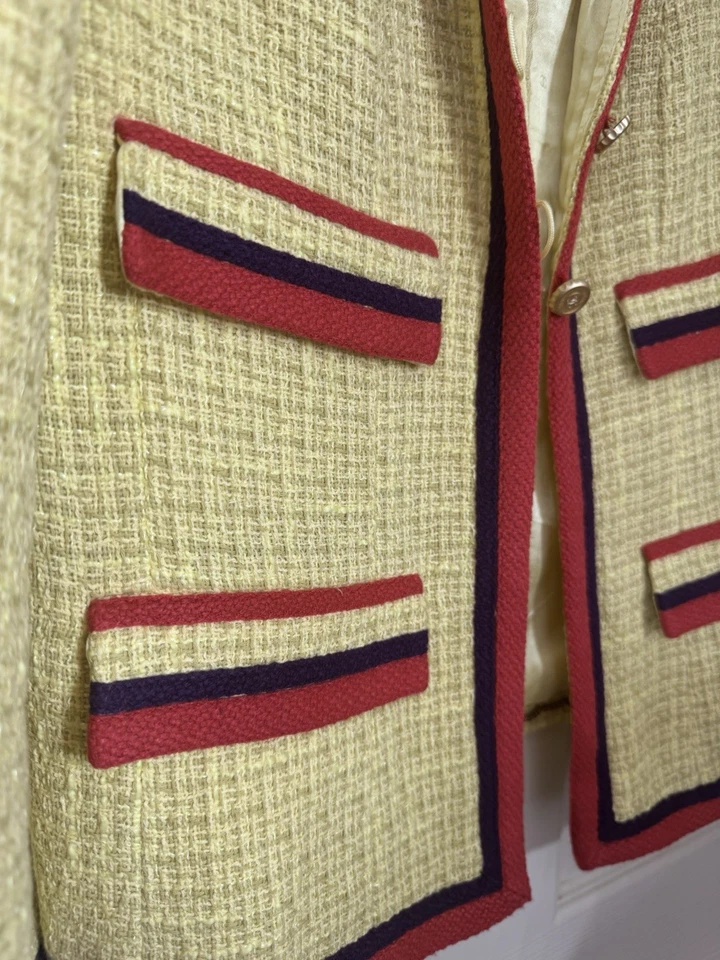 Chaqueta Preloved Tweet Chanel Foto 2 de 4