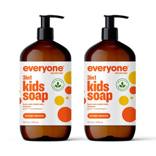 Everyone 3-In-1 Kids Soap, Body Wash, Bubble Bath, Shampoo, 32 Ounce Pack of 2