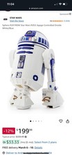 Sphero R201ROW Star Wars R2D2 Appge Controlle...