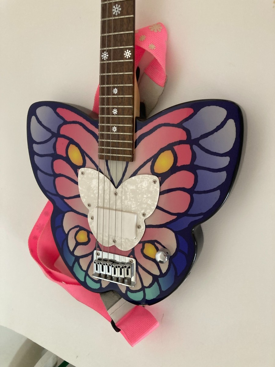 Daisy Rock Debutante Butterfly Fantasy Short Scale 6 String