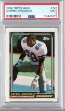 Darren Woodson 1992 Topps Gold #727 PSA 9 RC