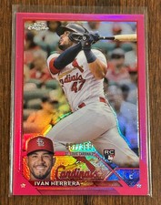 2023 Topps Chrome #177 IVAN HERRERA RC Magenta /399 - St. Louis Cardinals