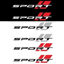 Waterproof Vinyl Decal Sticker for Car 2 Pcs 16IN Sport Letter Body Decor