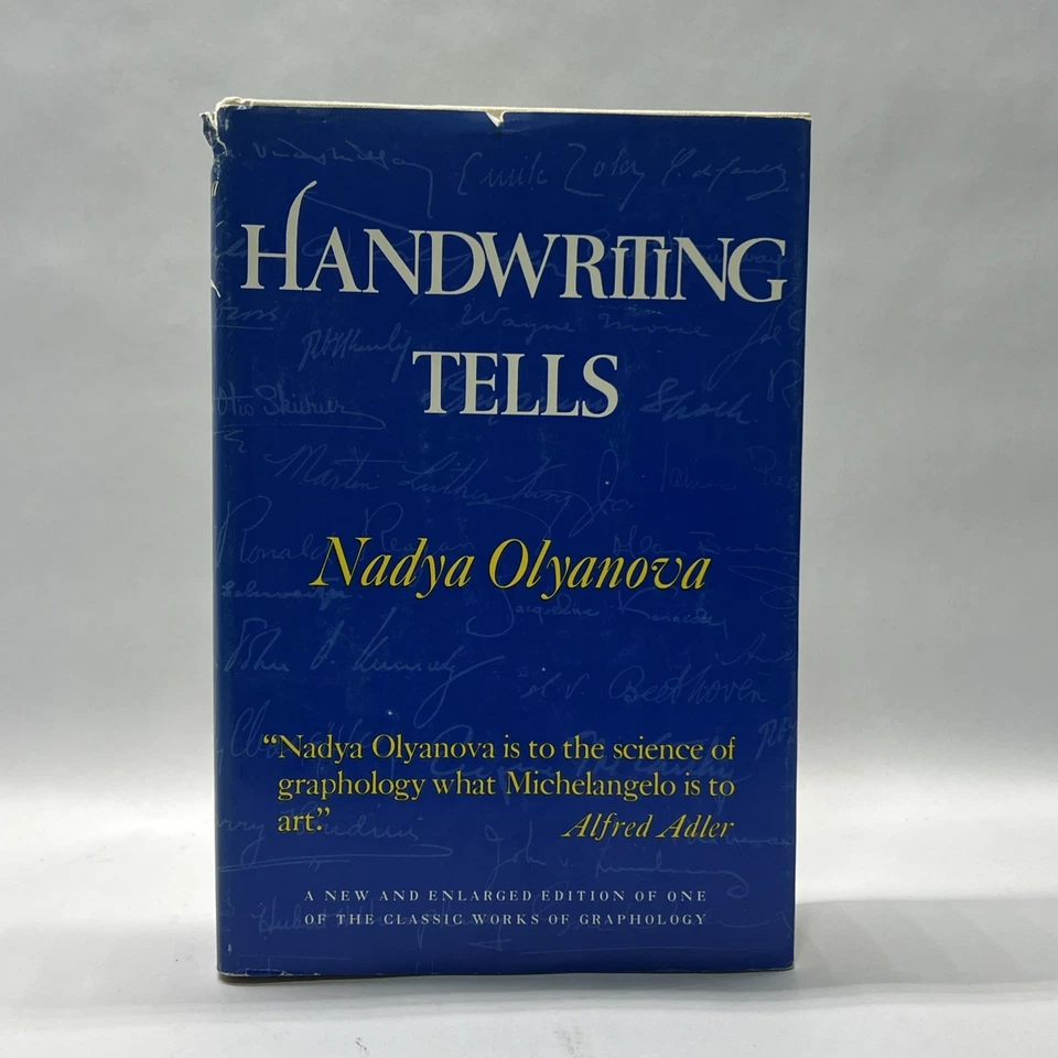 HANDWRITING TELLS Nadya Olyanova 1969 HCDJ First Printing Bobs-Merrill - Image 2 of 4