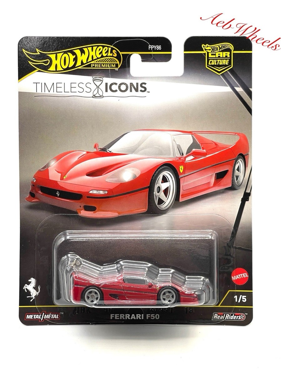 ホットウィール プレミアム　タイムレスアイコン　フェラーリ　F50 10台 2025 Hot Wheels Premium Car Culture Timeless Icons Ferrari F50 1/5