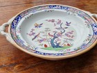 antik Tafelaufsatz Minton Viktorian Emperor's Garden birds tree Servierschale