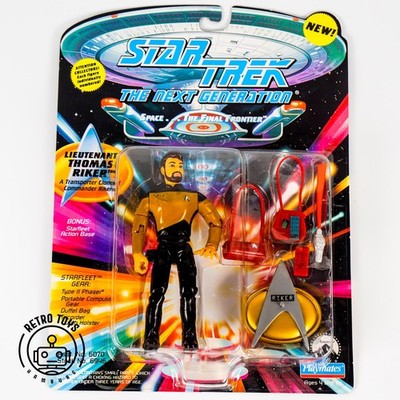 Thomas Riker STAR TREK The Next Generation 1992 Playmates Figur NEU MOC