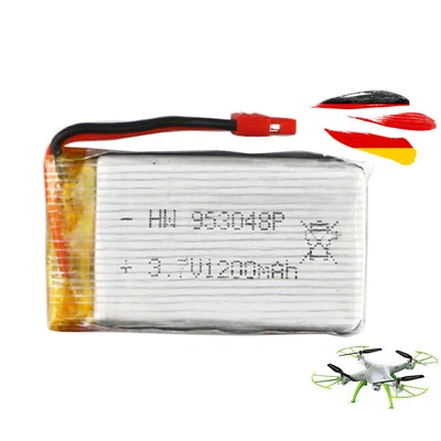 NJOYN 3.7V 1200mAh Akku Syma Quadcopter X5HC, X5HW, UDI U45-W, U42-W, MJX X708-W, X709