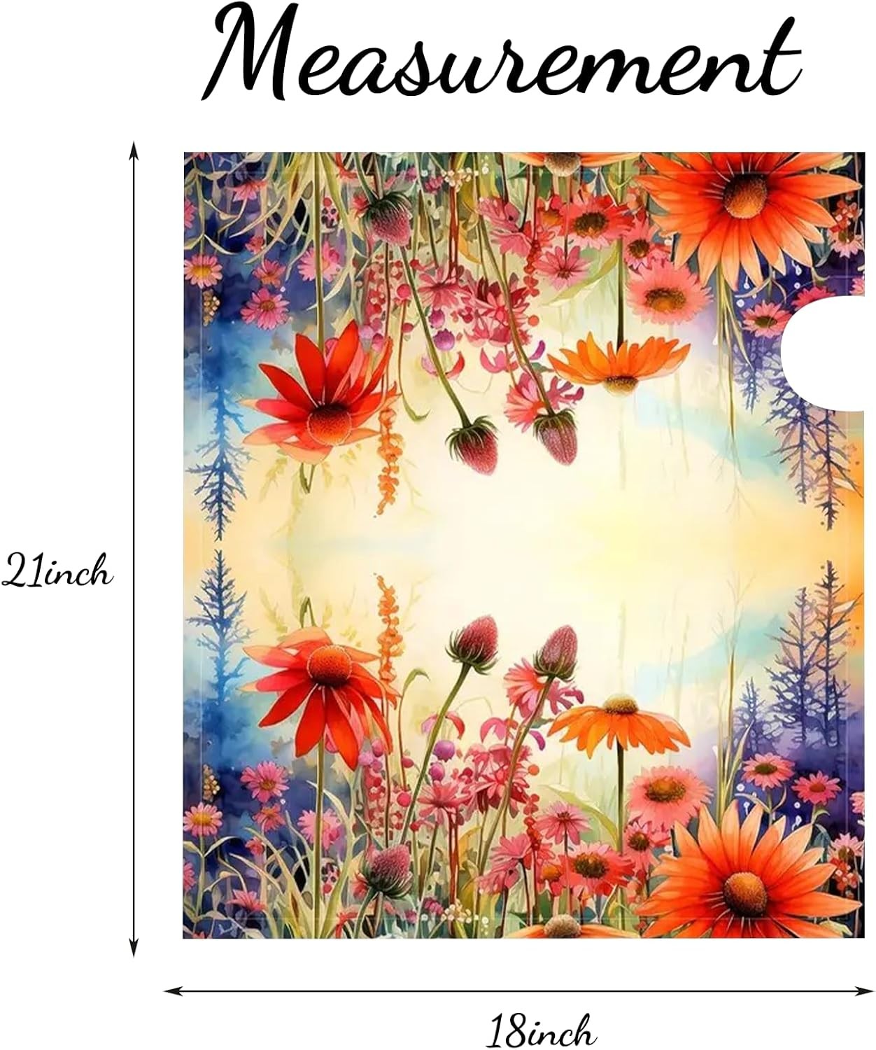 Mailbox Covers Magnetic Standard Size, Printed Floral Magnetic Cover for Postbox